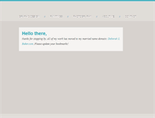 Tablet Screenshot of deborahrichardson.com
